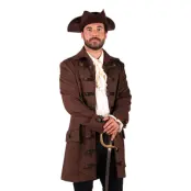 Piratjacka Mörkbrun Herr Deluxe - Large