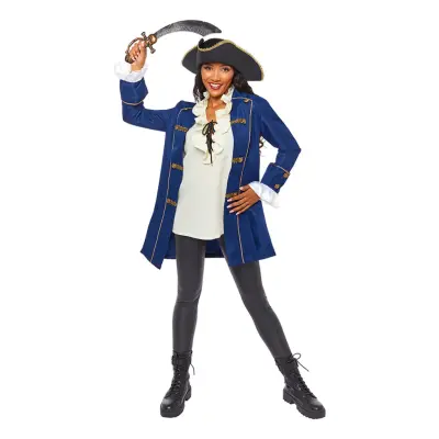 Piratkappa Blå - X-Large