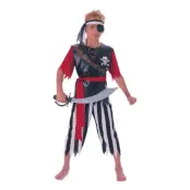 Piratkung Barn Maskeraddräkt - Small