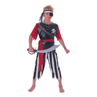 Piratkung Barn Maskeraddräkt - Small