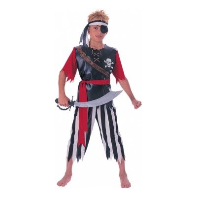 Piratkung Barn Maskeraddräkt - Large