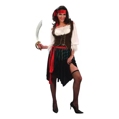 Piratkvinna Budget Maskeraddräkt - One size