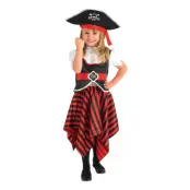 Söt Piratflicka Barn Maskeraddräkt