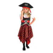 Söt Piratflicka Barn Maskeraddräkt - Toddler