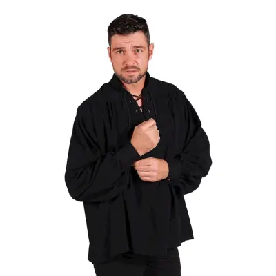 Skjorta Pirat Svart - XX-Large