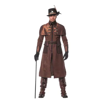 Steampunk Herr Deluxe Maskeraddräkt - Small