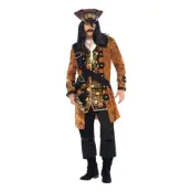 Steampunk Pirat Maskeraddräkt