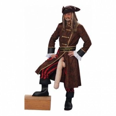 Välhängd Pirat Maskeraddräkt - One size