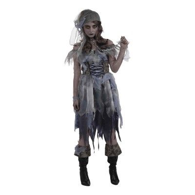 Zombie Pirat Dam Maskeraddräkt - One size