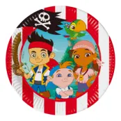 Pappersassietter Jake and the Neverland Pirates - 8-pack