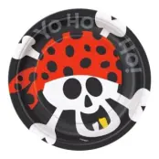 Pappersassietter Piratkalas - 8-pack