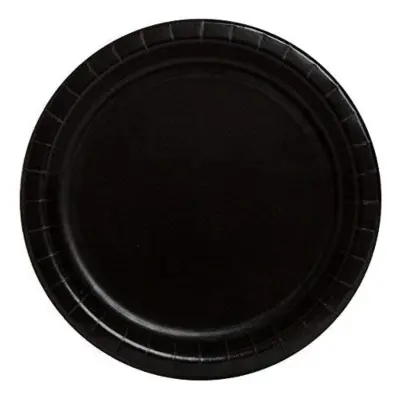 Papperstallrikar Svarta - 8-pack