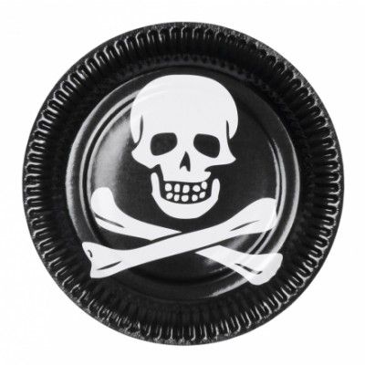 Papptallrikar Pirat