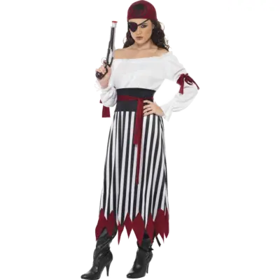 Piratdräkt dam S