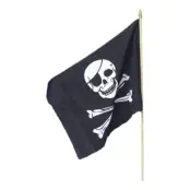 Piratflagga på Pinne
