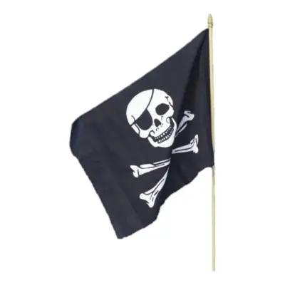 Piratflagga på Pinne