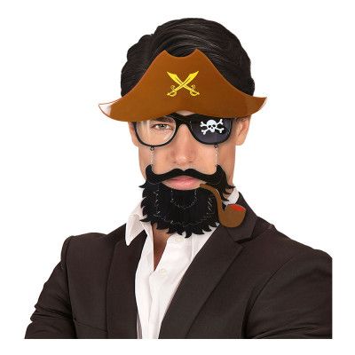 Piratglasögon med Skägg - One size
