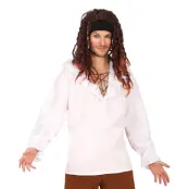 Piratskjorta Vit - Large