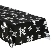 Plastduk Svart med Dödskallar