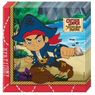Servetter Jake och piraterna 20-pack