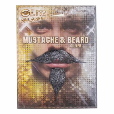 Skägg&Mustasch Silver