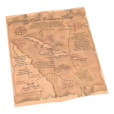 Skattkarta för Pirater