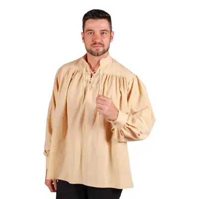Skjorta Pirat Beige - Small