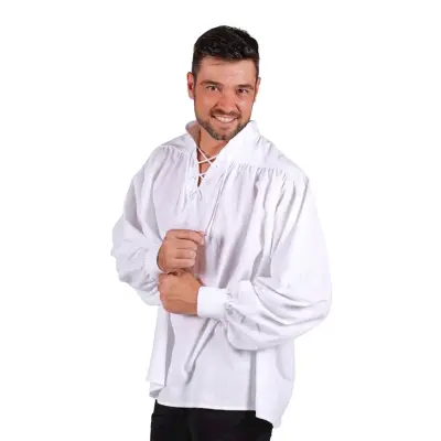 Skjorta Pirat Vit - XXX-Large