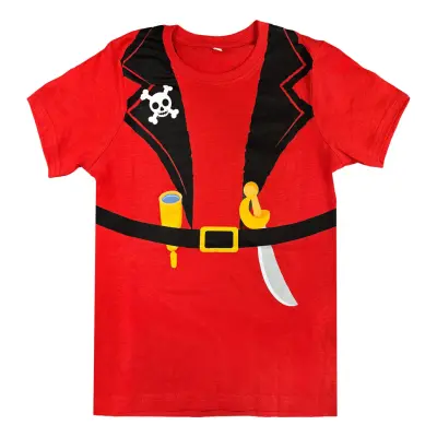T-shirt Pirat för Barn - Large