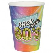 80's Party Pappersmugg 10-pack