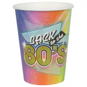 80's Party Pappersmugg 10-pack
