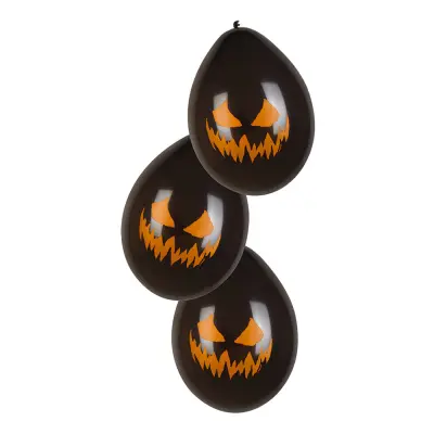 Ballonger Läskig Pumpa - 6-pack