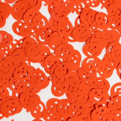 Bordskonfetti Halloweenpumpor Orange