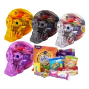 Dödskalle med Halloweengodis - 329 gram