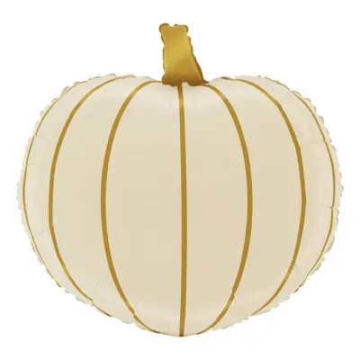 Folieballong Pumpa Créme