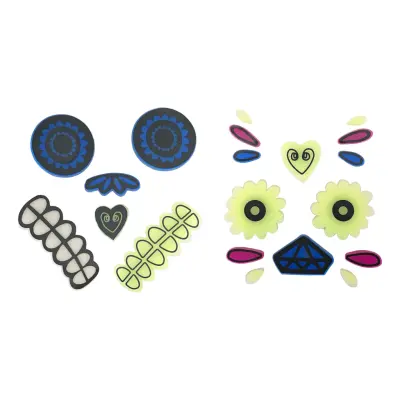 Gel Stickers till Pumpa Day of the Dead
