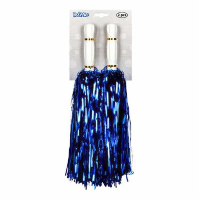 Pom Poms Glittriga - Blå