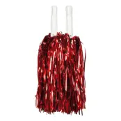 Pom Poms Glittriga - Röd