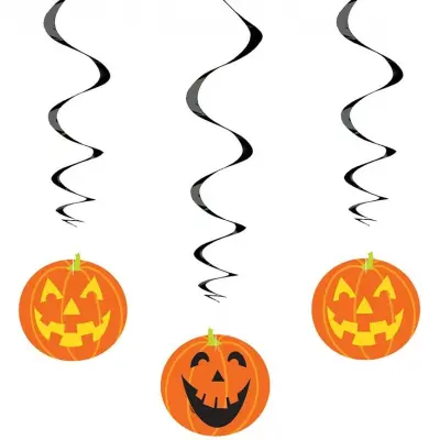 Hängande dekoration pumpa 3-pack