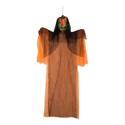 Hängande Halloweenpumpa med Ljus Prop