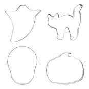 Halloween Kakformar - 4-pack