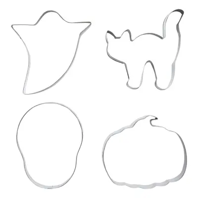 Halloween Kakformar - 4-pack