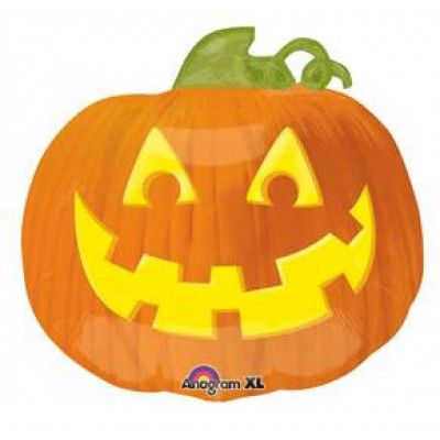 Heliumballong glad pumpa 45 cm