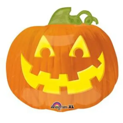 Heliumballong glad pumpa 45 cm