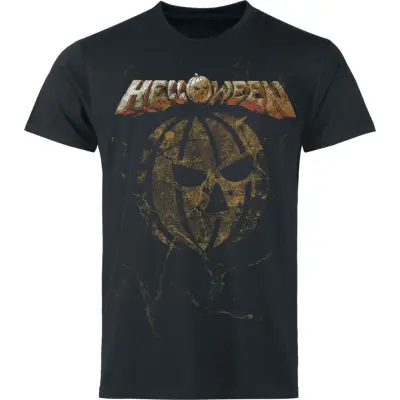 Helloween T-shirt - Shadow Pumpkin - S 3XL - för Herr - svart