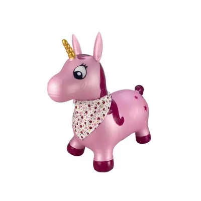 Hop n Bounce Hoppdjur Luna Enhörning - Happy baby -  Leksaksaffären