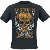 Ice Nine Kills T-shirt - Pumpkin Smoking - S 4XL - för Herr - svart