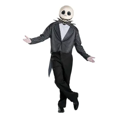 Jack Skellington Deluxe Maskeraddräkt - X-Large