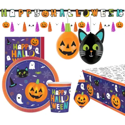 Kalaspaket Halloween Friends - 8 personer