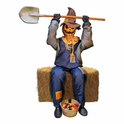 Läskig Godisvakt Halloween Animerad Prop